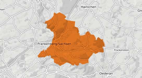 Mietspiegelkarte Frankenberg Sachsen